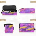 thumbnail image 5 of Hair Tools Storage with Heat Resistant Mat- Purple Printed Curling Iron Travel Bag/Flat Iron Case for Women, 5 of 8