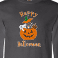 thumbnail image 4 of Inktastic Happy Halloween Kittens in Pumpkin Long Sleeve T-Shirt, 4 of 5