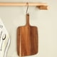 thumbnail image 4 of HWRETIE Utensilios de cocina Tabla de cortar de madera maciza Tabla para pizza y filetes Tabla de cortar de cocina especial Herramienta de preparación de alimentos duradera, 4 of 5