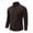 Coffee, variant on JTieacloth Casual Sweater Jackets Men's Long Sleeve Knitted Sweater Casual Solid Keep Warm Pullover Tops(Red)