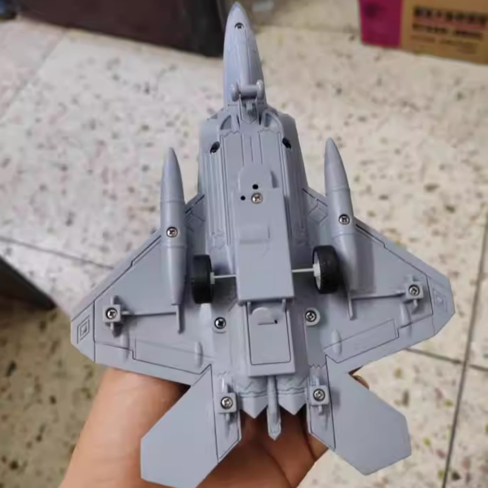 F-22 Fighter Jet Toy for Kids: Lights & Sounds Activation for Thrilling Airplane Play