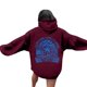 thumbnail image 1 of Sudadera con capucha rosa Gotyou Palm Puff para mujer gráfica unisex Vino XXL, 1 of 6