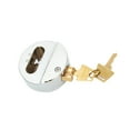 thumbnail image 1 of AMLESO Round Padlock Cylinder Lock Van Security Locks for Garage RV Lock Sheds, 1 of 8