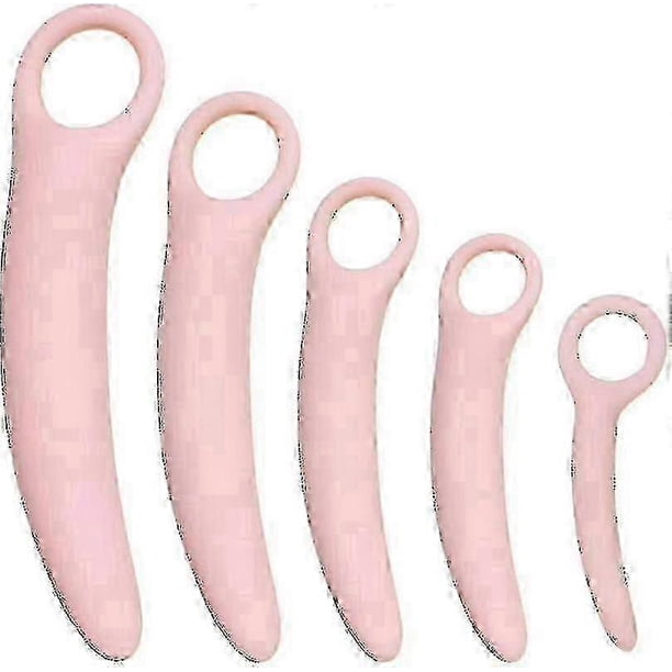 2025 New 5-Pack Silicone Pelvic Floor Muscle Dilator Trainer SetPelvic Wand Massager for WomenPelvic Floor Muscle Trainer, Pelvic Floor Strength