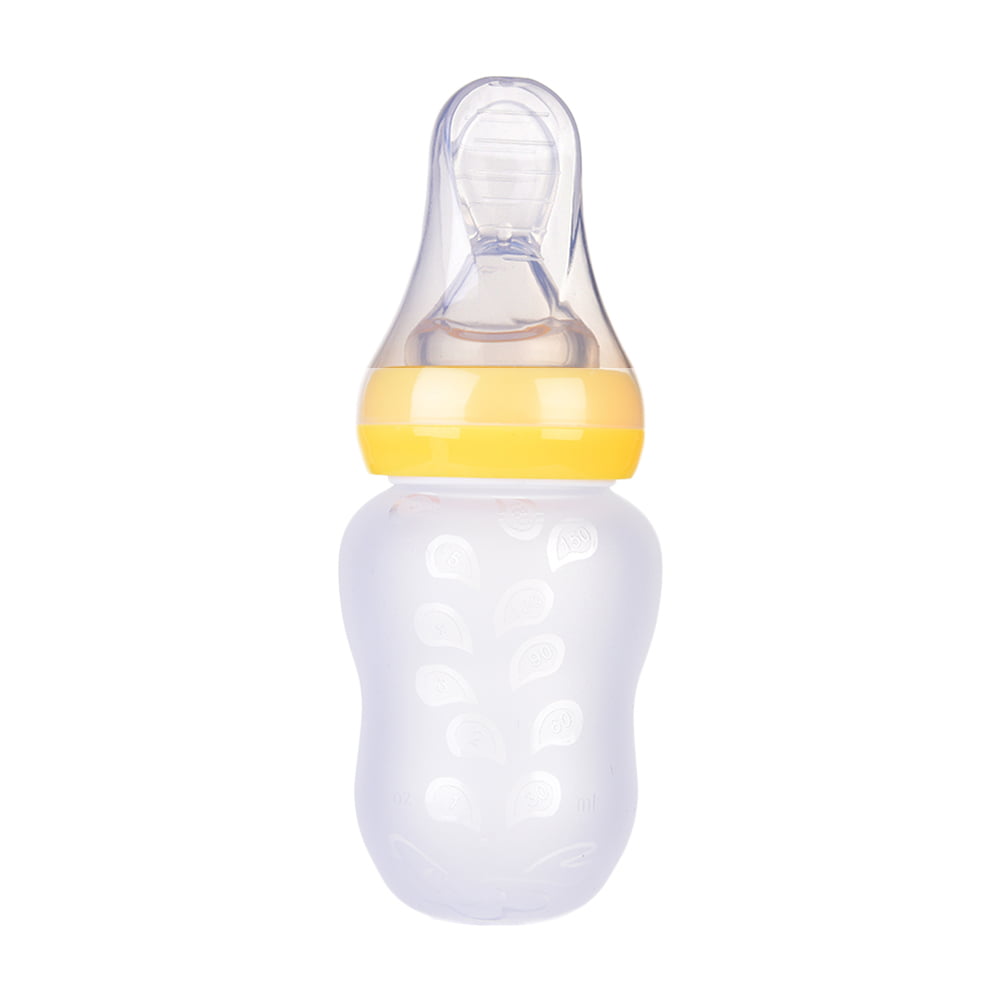 Libertry SUWEI BPA Set di biberon in silicone con testa morbida in silicone gratuito per neonati Bambini a East Mushy Rice Prendere la medicina avere la zuppa