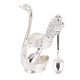 thumbnail image 2 of Gold Creative Dinnerware Set Decorative Swan Base Holder With 6 Spoons Forks For Coffee Fruit Dessert Stirring Mixing Teaspoon, 2 of 11