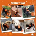 thumbnail image 4 of Suéter para perros Suéteres para mascotas de calabaza Fiesta navideña de Halloween para gatos y cachorros Ropa de peluche para perros pequeños y medianos (M), 4 of 5