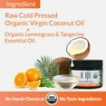thumbnail image 6 of Organic Fiji Raw Cold Pressed Coconut Oil for Hair, Skin, Face & Body | Relaxing Massage Oil | Lemongrass Tangerine ,3 oz for Women Men & Baby, 6 of 8