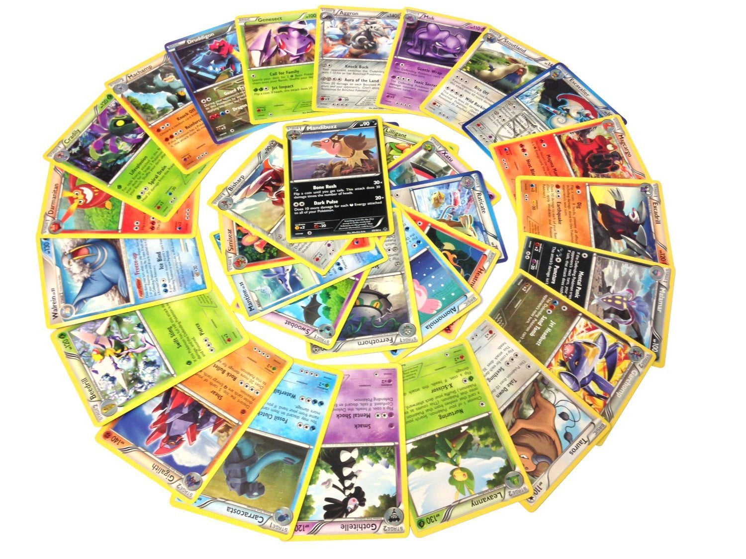 NO ENERGY CARDS Uncommon RARES & HOLOS GUARANTEED Pokemon TCG 25 Card Lot 