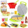 thumbnail image 1 of Waffle Play Food Toys LiDi RC, paquete de 27 unidades para niños pequeños, 1 of 8