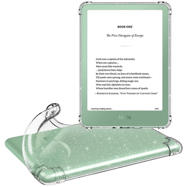 Funda MoKo para Kindle 6 totalmente nuevo (11.ª gen-2024/2022), TPU transparente