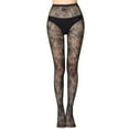 thumbnail image 2 of Honeeladyy Women Pants Attractive Mesh Perspective Leggings Plus Size Fishnet Netting Stockings, 2 of 5