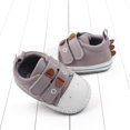 thumbnail image 6 of JAKANYQ Spring Summer Children Baby Toddler Shoes For Boys Girls Flat Soles Light And Comfortable Hook Loop Solid Color Animal Shape Grey 6-12 Months, 6 of 8