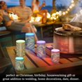 thumbnail image 4 of Yayeee Flameless Candles with Remote Flickering Battery Operated Multi Color Changing, Retro Abstract Eagle, 4 of 7