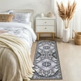 thumbnail image 4 of MeyJey Boho Kitchen Rug and Mat Set 3 Piece, Non-Slip Machine Washable Rugs for Kitchen Floor Dining/Laundry/Living Room, Gray/Brown, 4 of 14