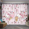 thumbnail image 2 of Hot Hello Kitty Rideau Occultant Dessin Animé Anime pour Chambre d'Enfants, Décor Textiles Maison Garçons Adolescents Cadeau de Noël Fille, 2 of 7