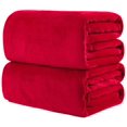 thumbnail image 1 of 50x70CM Mini Super Soft Warm Solid Warm Micro Plush Fleece Blanket Rug Sofa, 1 of 2