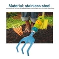 thumbnail image 1 of Herramientas de Jardinería DYNWAVEMX Acero Inoxidable Rastrillo de Mano, 1 of 8
