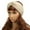 Beige, variant on Kiplyki Wholesale Keep Warm Winter Foldable Solid Women Knit Ladies Thick Headwraps Headband