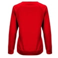 thumbnail image 2 of ZKCCNUK Women's 2025 Autumn Winter Casual Crewneck Feather Sweatshirt Long Sleeve Loose Pullover Tops, 2 of 4