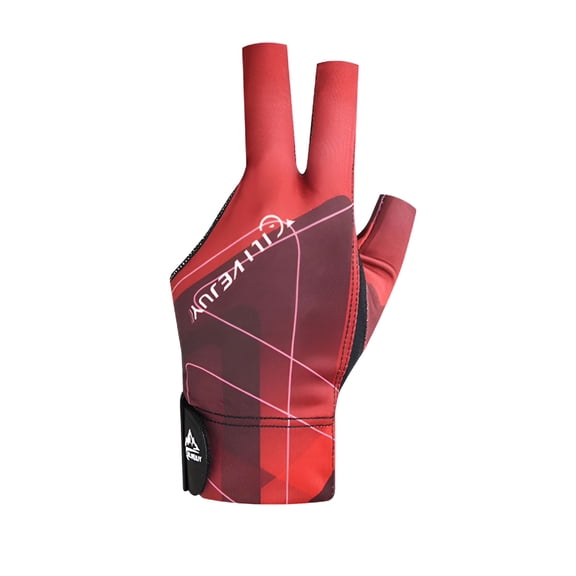 TELOLY Billiard Pool Gloves for Left Hand Breathable Three Finger Cue Shooter Pool Gloves Snooker Cue Sport Glove for Women Men