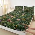 thumbnail image 3 of Manfei Floral Butterflies 3pcs Twin Sheet Sets for Female Girls,Spring Graden Twin Fitted Sheet,Flowers Blossoms Breathable Flat Sheet,Ultra Soft Home Decor, 3 of 7