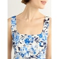 thumbnail image 2 of Free Assembly Women's and Women's Plus Sleeveless Square Neck Cotton Midi Dress, Sizes XS-4X, 2 of 4