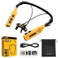thumbnail image 2 of DEWALT 2-in-1 Neckband Bluetooth Headphones w/Built-in Speakers, Jobsite Wearable Speaker & Around Neck Headphones, Wireless Bluetooth Headset, 60+ Hrs, Hands-Free Music & Calls, Carry Pouch Included, 2 of 5