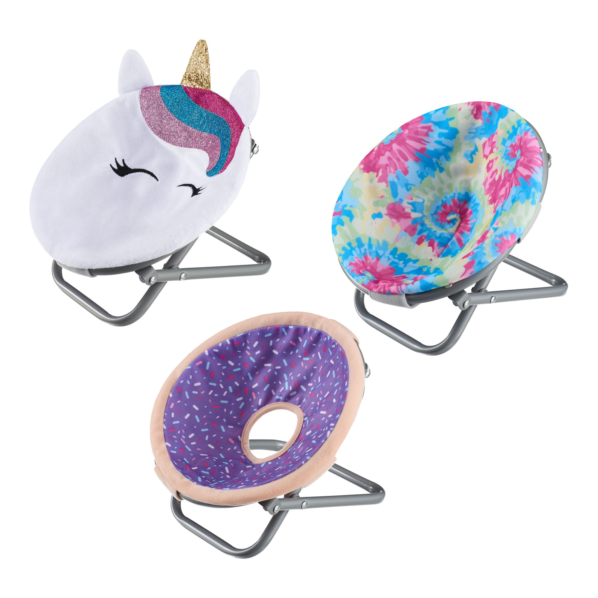 My Life As A Donut Saucer Chair for 18 Dolls (Doll Not Included)