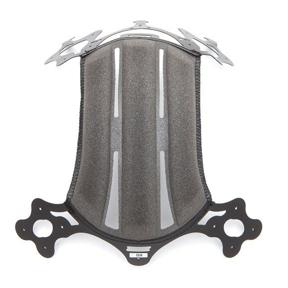 SHOEI Center Pad Top for XFourteen Helmet Liner Black L, 13 mm 234934