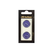 Dill Buttons 20mm 2pc 2 Hole Navy