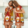 thumbnail image 4 of Lsque Happy Thanksgiving Three Gnomes Pattern Nightgowns for Women Sleep Shirts Short Sleeve Nightshirt Pullover Nightdress Soft Sleepwear Relaxed Fit Nightdress, 4 of 6