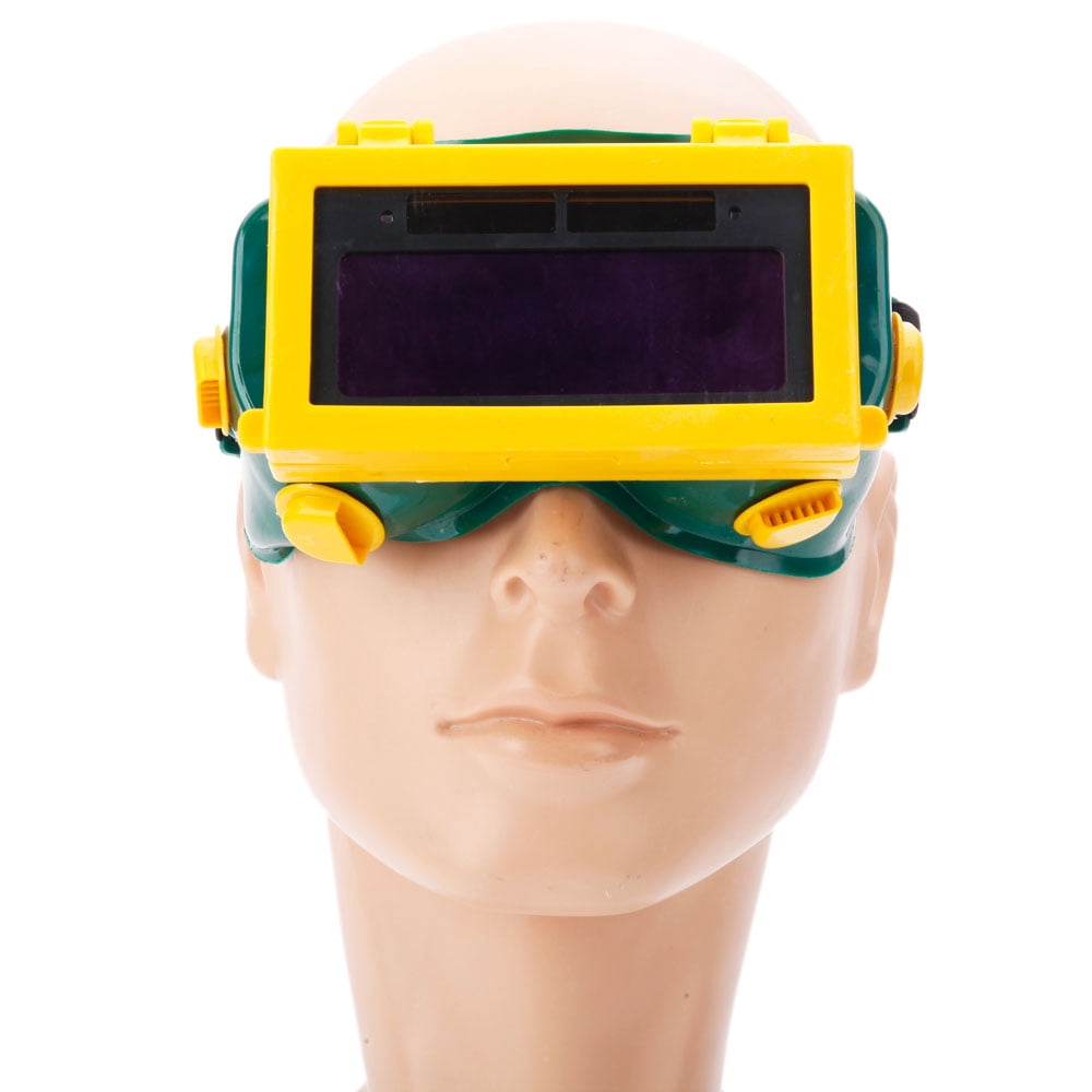 Ktaxon Pro Solar Auto Darkening Helmet Eye Goggle Welding Mask Welder Glasses, Yellow