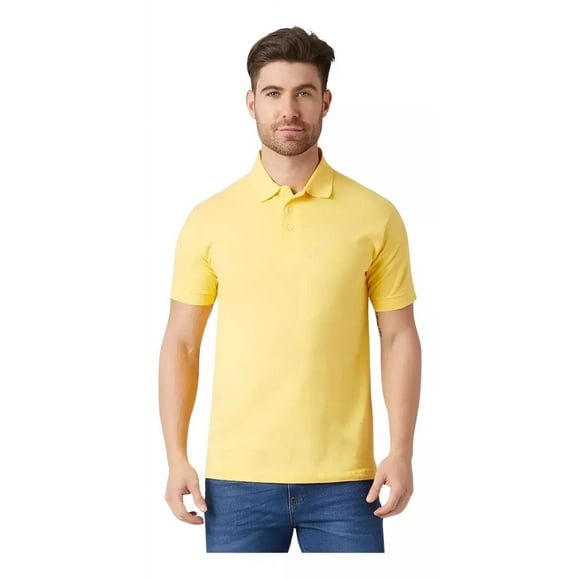 Playera Tipo Polo Optima Algodon Clasico Caballero Hombre