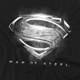 thumbnail image 2 of Man of Steel T-Shirt Contrast Symbol Unisex Graphic Tee For Men & Women Black&nbsp;, 2 of 7