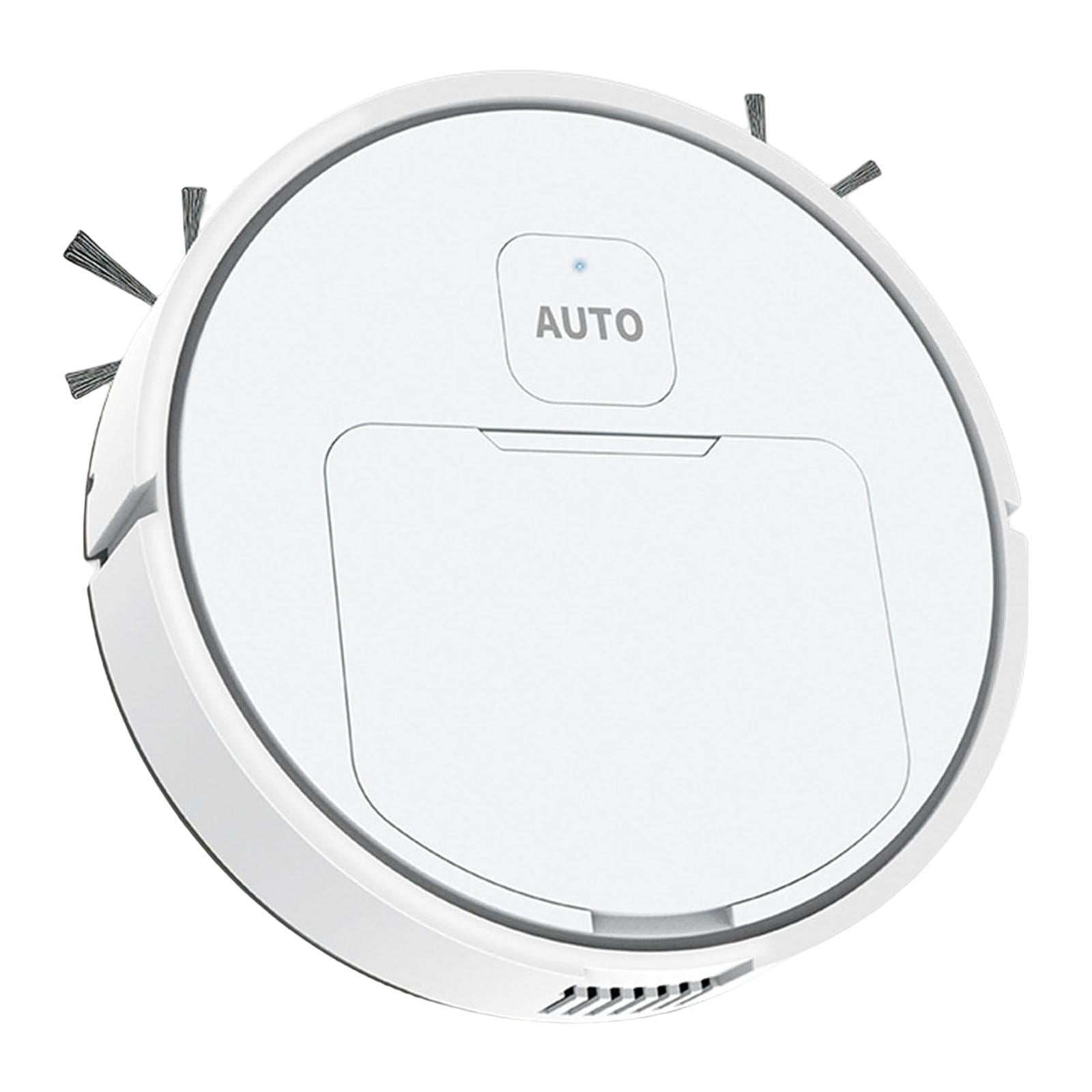 Automatic Vacuum Cleaner Auto Sweeper 1000PA Suction USB Charging White