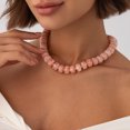 thumbnail image 2 of NICKSUN Chunky Beaded Statement Necklace for Women Trendy Colorful Boho Resin Bead Choker Necklaces Summer Handmade Jewelry Gifts Accessories, 14 Colors Available, 2 of 7