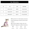 thumbnail image 2 of Cat Recovery Suit, Breathable Soft Cotton Cat Surgical Onesie,Alternative for Abdominal Wounds, Anti Licking After Spay Neuter Surgery Suit for Kitten Adult Cats(S,Purple), 2 of 4