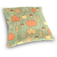 thumbnail image 3 of Beautiful Thanksgiving Background Velvet Plush Throw Pillow Cushion Case Cover - 18" x 18" - Invisible Zipper Home Decor Floral for Couch Sofa No Insert, 3 of 5