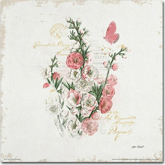 Trademark Fine Art "French Romance III" Canvas Art by Katie Pertiet