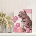 thumbnail image 2 of UXIEQU Leopard and Pink Spheres Canvas Wall Art Print 15.75x11.81 Inches, 2 of 8