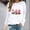 White, variant on Tejiojio Womens Clothes Women's Fashion Loose Christmas Print Round Neck Sweater