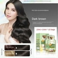 thumbnail image 1 of Natural Plant Hair Color Changea Box Of 10 Bags Of Bubble Hair Dye, Each Containing 20ml, 1 of 5