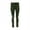 OLIVE, variant on Women High "V" Front Waist Band Workout Athletic Yoga Leggings with no Top Stitch Mesh Inserts - Red - Medium