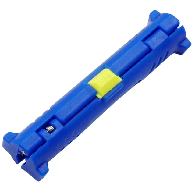 Bolígrafo de tira de alambre eléctrico multifuncional, 1 Uds., giratorio para de Cable, Cables coaxiales Azul Cola Cortador de cables