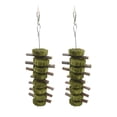 thumbnail image 1 of Greeniant 2 piezas de juguetes para masticar con forma de conejito y hámster, juguete para rechinar dientes naturales para mascotas pequeñas, Suministros de alimentación y agua para mascotas, 1 of 6