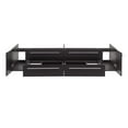 thumbnail image 3 of Pemberly Row 72" Wall Hung Double Undermount Sink Bathroom Cabinet in Espresso, 3 of 4