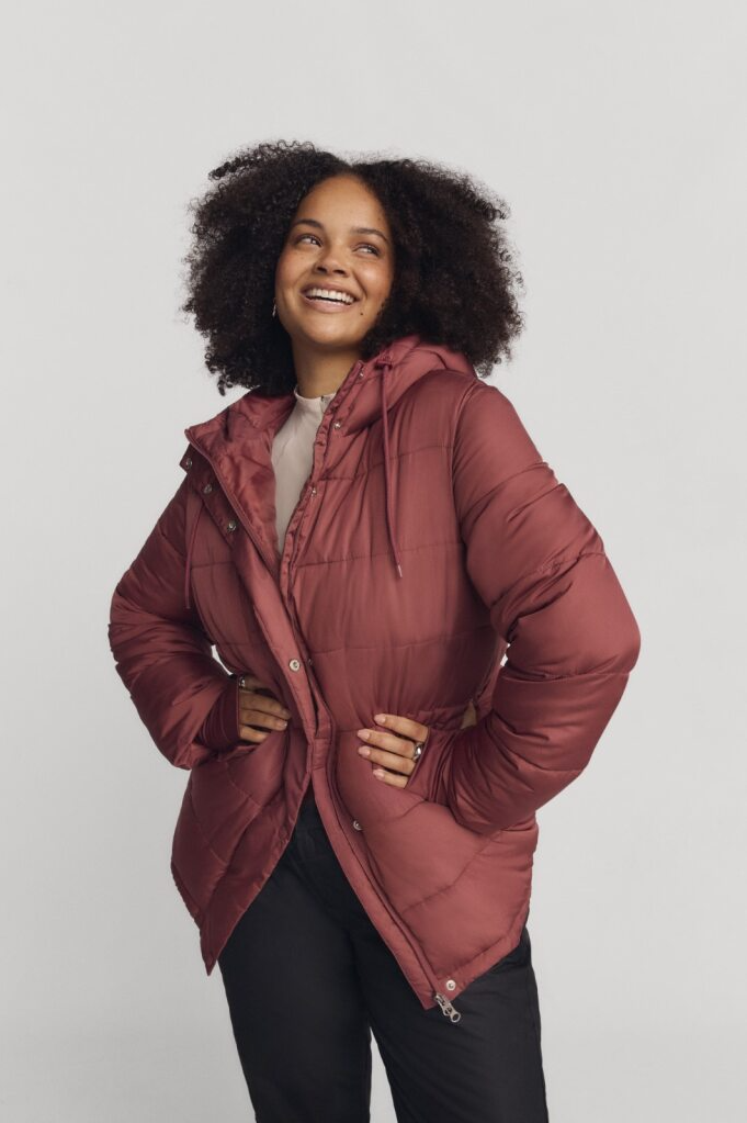 Ozark Trail Women's and Women's Plus Mid Length Puffer Coat, Sizes XS-2X