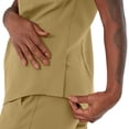 thumbnail image 3 of ave. Lex Women's Three Pocket V-Neck Tunic Scrub Top in Khaki, XS, 3 of 6
