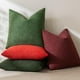 thumbnail image 5 of Funda de almohada decorativa MIULEE Boucle verde oscuro 30x51 cm, 5 of 7